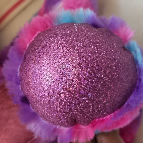 Build A Bear 18" Heartables Kiki Panda Safari Stripe Pink Purple Blue BAB - Picture 12 of 12